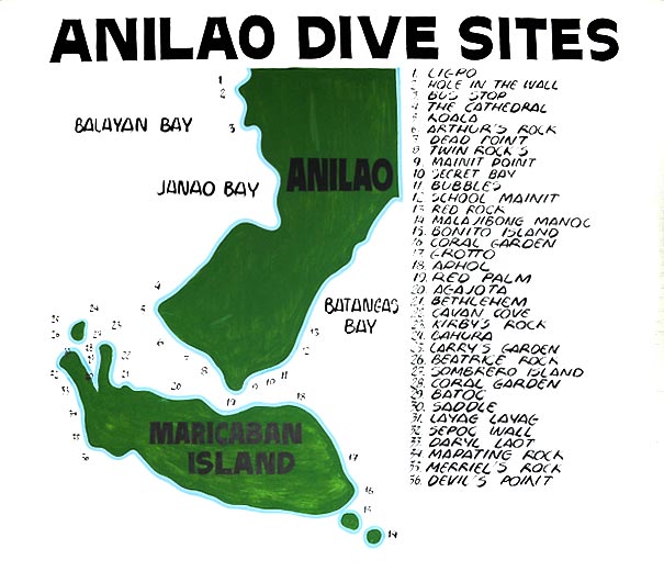 Anilao Dive Sites